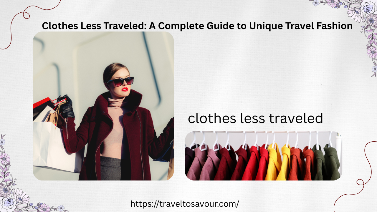 Clothes Less Traveled: A Complete Guide to Unique Travel Fashion